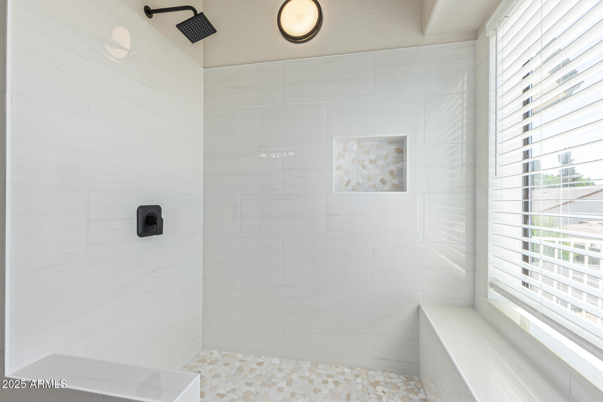 4933 East Downing Street Mesa, AZ 85205 - Photo 24 of 44 a bathroom with a shower