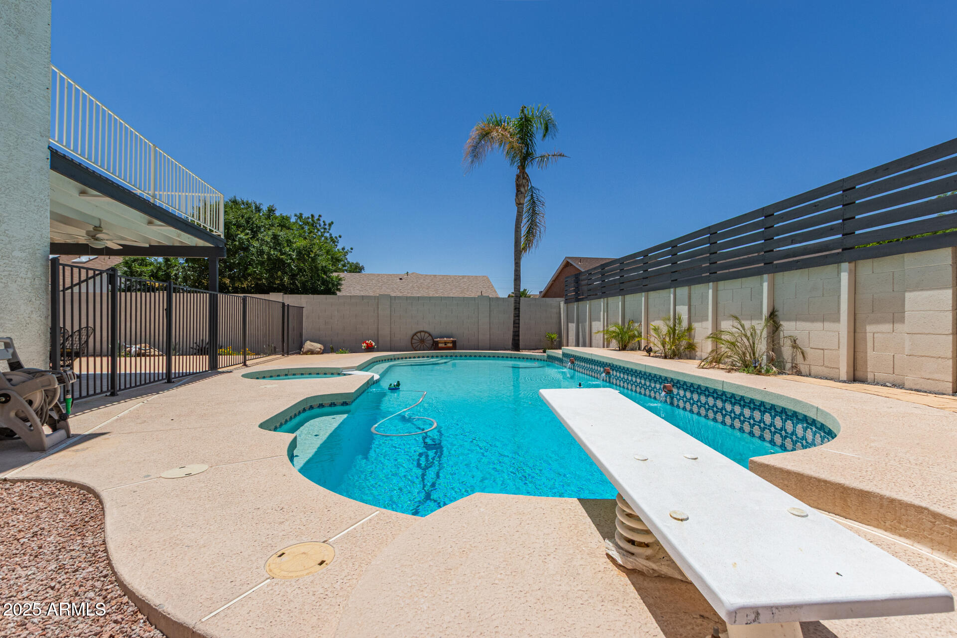 4933 East Downing Street Mesa, AZ 85205 - Photo 44 of 44 a view of a backyard with a tub