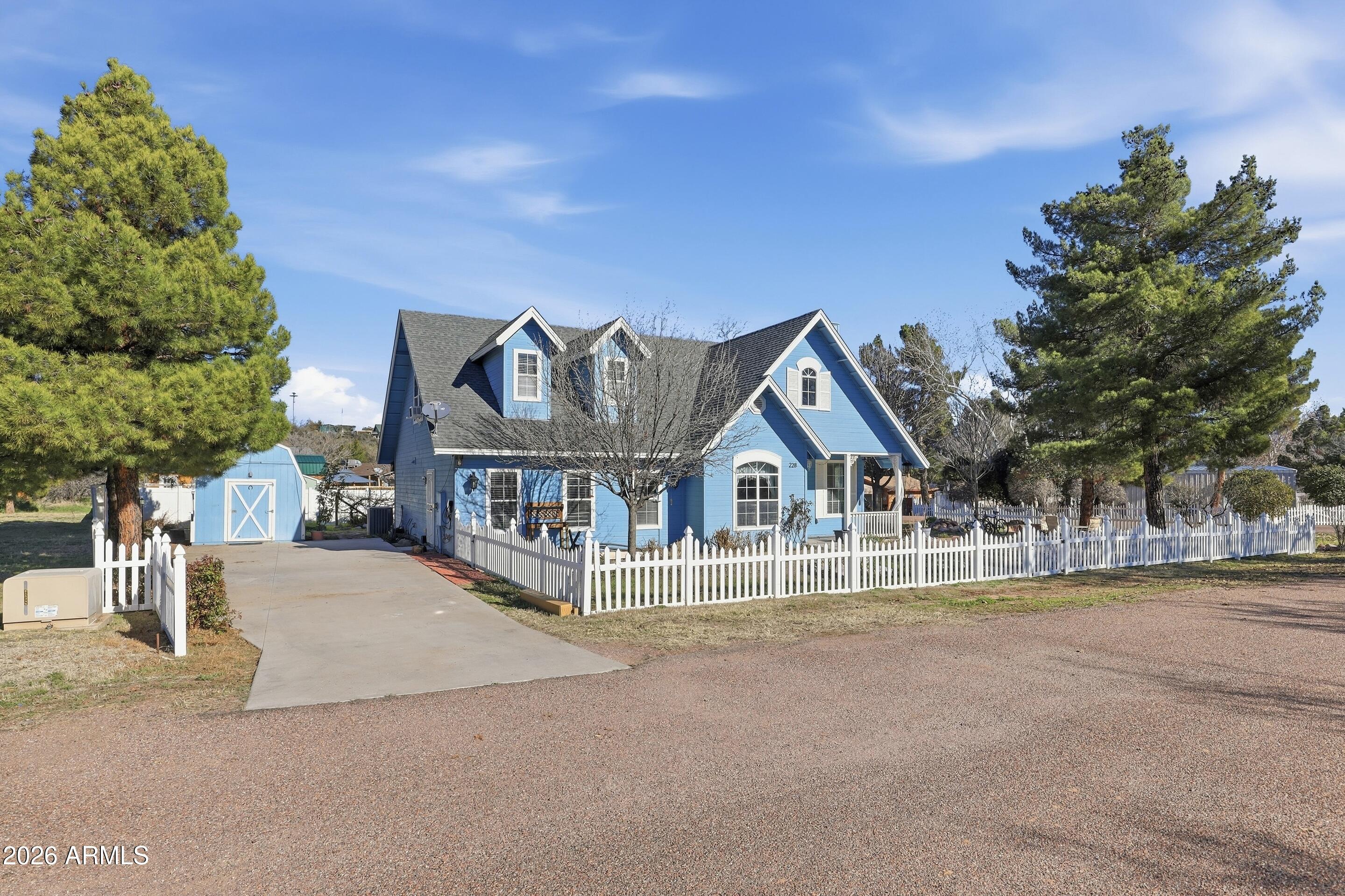 228 Windmill Road Payson, AZ 85541 - Photo 9 of 42 front view of a house with a yard