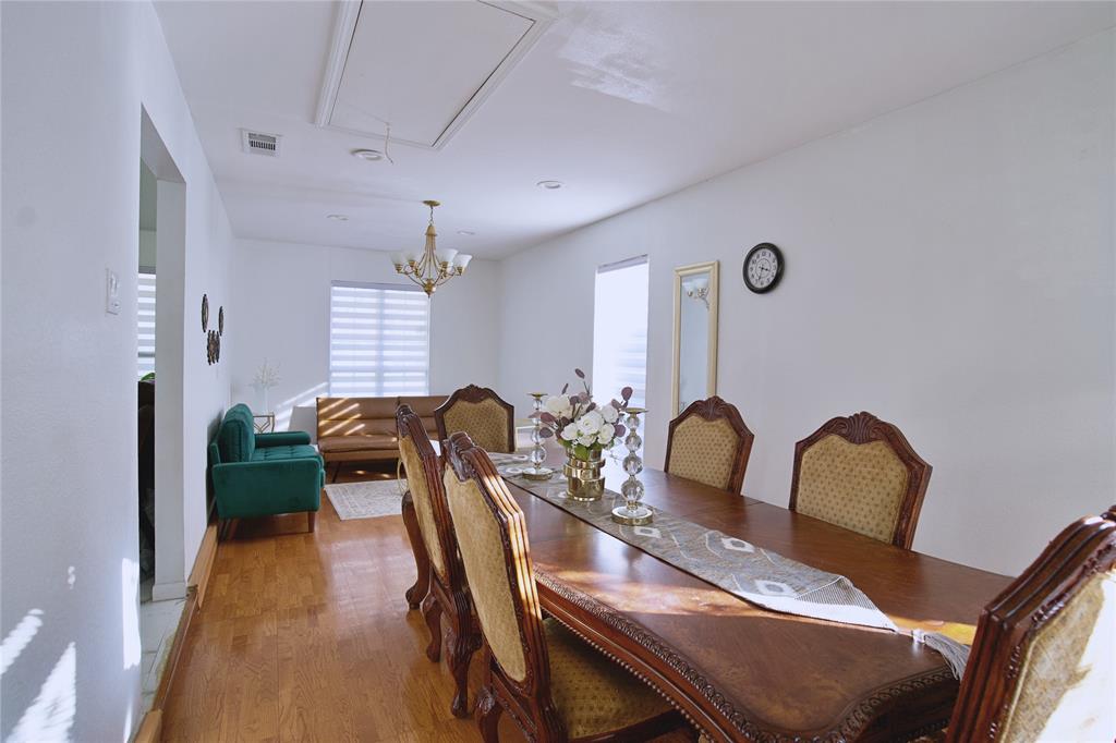 2025 High Bluff Drive Garland, TX 75041 - Photo 7 of 35 a dining room with furniture and a window