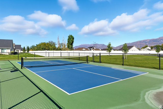 1278 South Grace Way Layton, UT 84041 - Photo 20 of 23 Outdoor court featuring blue and green playing surfaces with white boundary lines