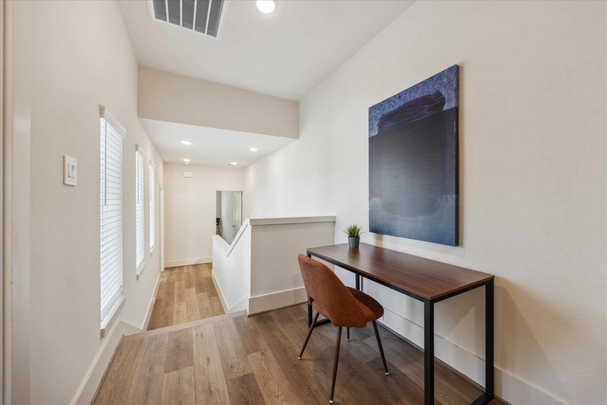 5903 Urban Pines Street Houston, TX 77091 - Photo 18 of 42 a view of a room with furniture and wooden floor
