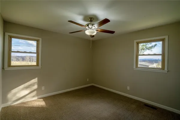 a view of an empty room