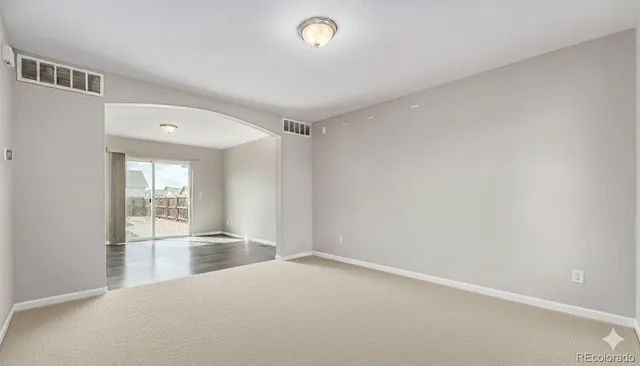 a view of empty room