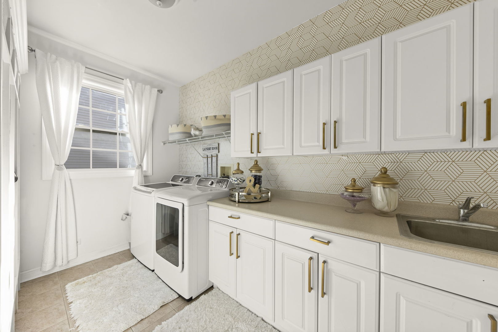 16441 Mueller Circle Plainfield, IL 60586 - Photo 19 of 50 a kitchen with white cabinets and white appliances
