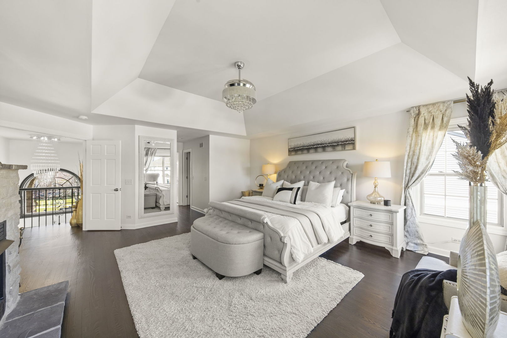 16441 Mueller Circle Plainfield, IL 60586 - Photo 23 of 50 a bedroom with a large bed and wooden floor