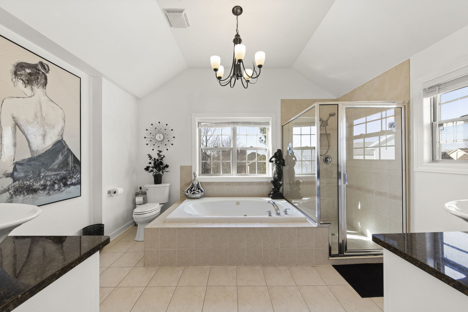 16441 Mueller Circle Plainfield, IL 60586 - Photo 24 of 50 a spacious bathroom with a tub sink and glass door