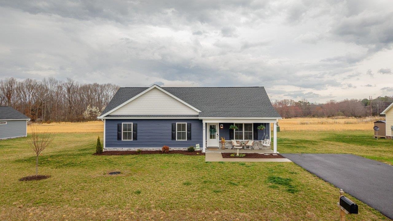 106 16th Street Grottoes, VA 24441 - Photo 46 of 71 a front view of a house with swimming pool and green space