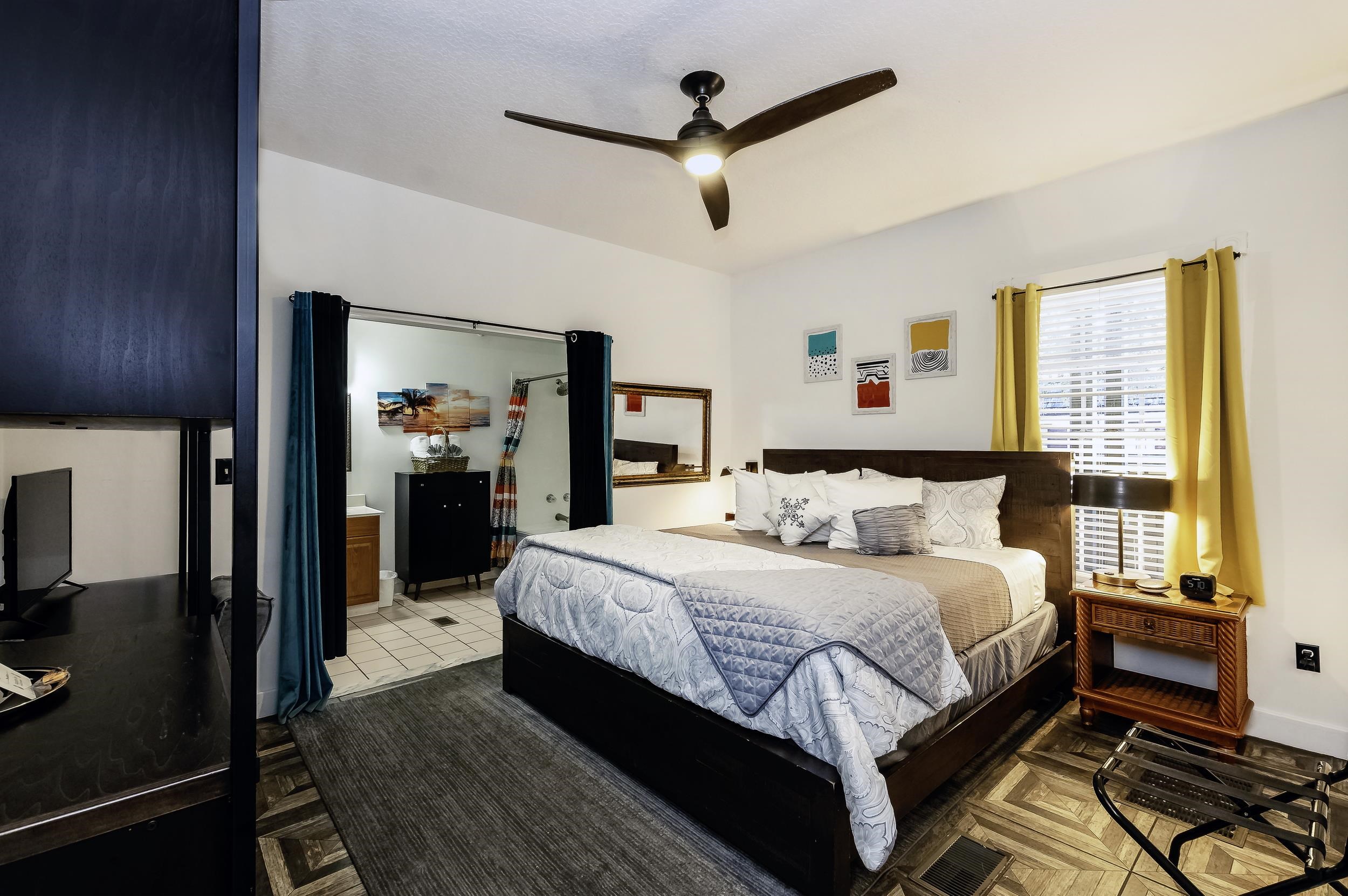 29 Cuna Street St. Augustine, FL 32084 - Photo 26 of 69 Bedroom with a ceiling fan and baseboards