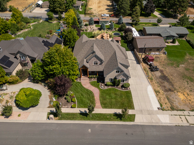 687 South 2080th Street East Springville, UT 84663 - Photo 75 of 149 Stone and siding exterior with a multi-gabled roofline