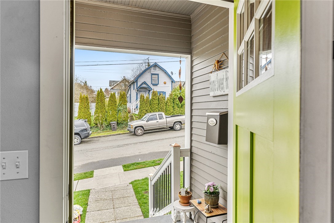 3020 Gedney Street Everett, WA 98201 - Photo 5 of 40 a view of a entryway door front of house with a porch