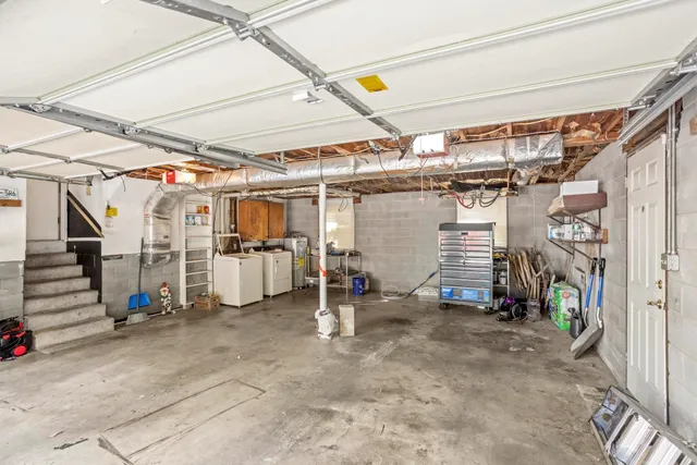 a view of storage and utility room