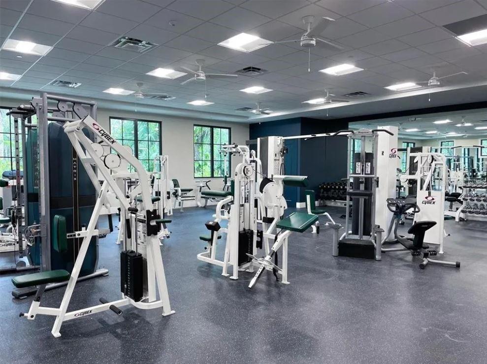 5150 Marsh Field Lane, Unit 120 Sarasota, FL 34235 - Photo 20 of 21 a view of a room with gym equipment