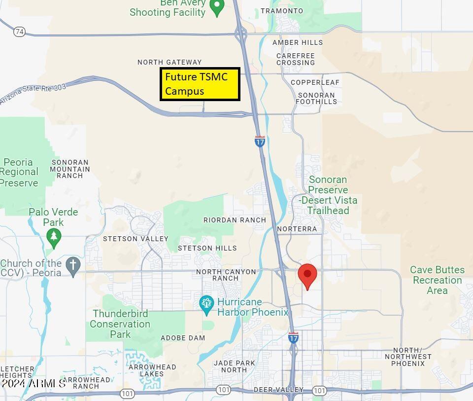 2150 West Alameda Road, Unit 1121 Phoenix, AZ 85085 - Photo 37 of 40 MAP TSMC plant