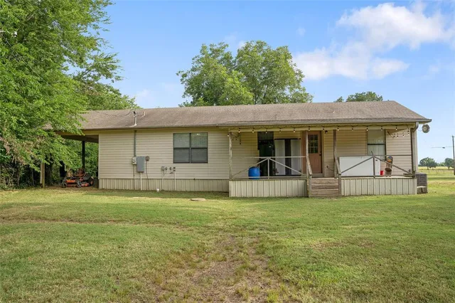 a outdoor view with a fence
