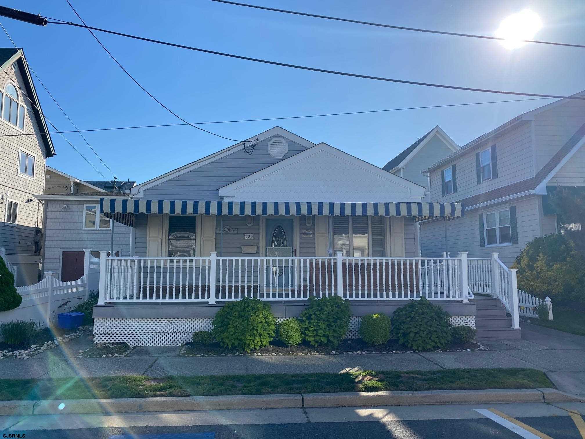 135 North Woodcrest Avenue, Unit AUGUST 15 SEPT 8 Longport, NJ 08403 - Photo 1 of 14 a view of a roof deck with a table and chairs