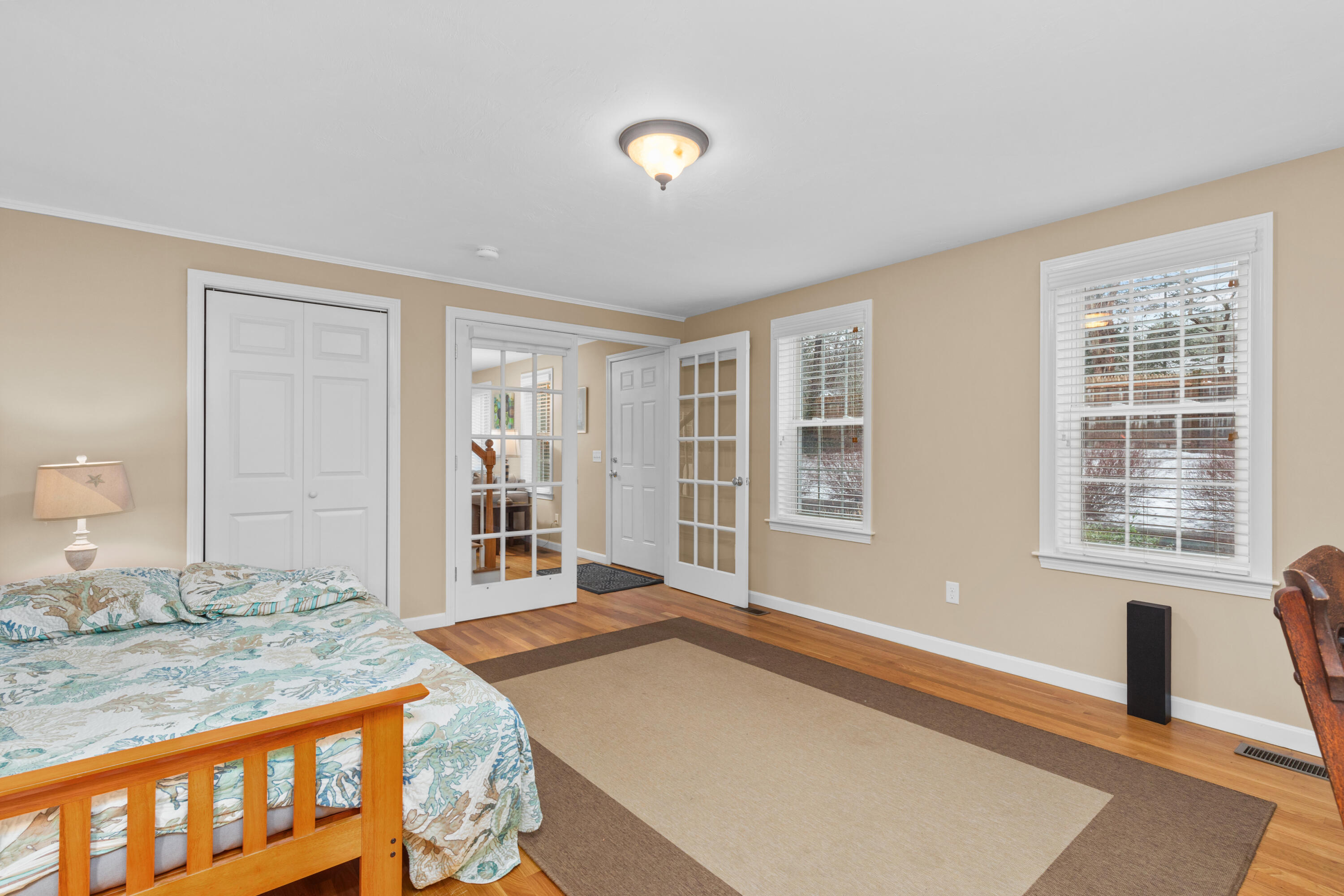 5 Baker Road Wellfleet, MA 02667 - Photo 14 of 30 a spacious bedroom with a bed and a window