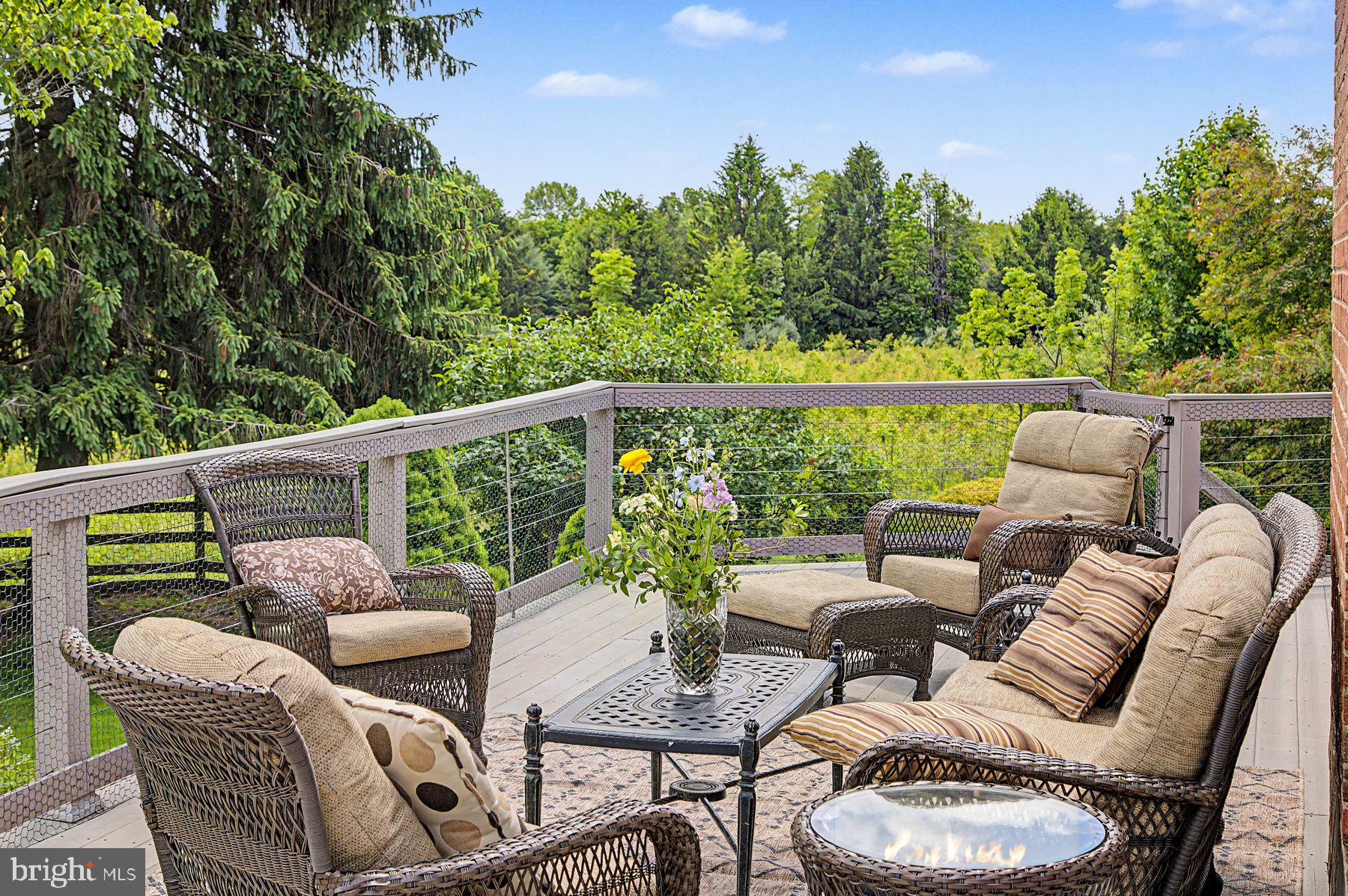 4009 Smoke Road Doylestown, PA 18902 - Photo 46 of 52 a balcony with furniture and city view