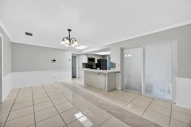 a view of an empty room