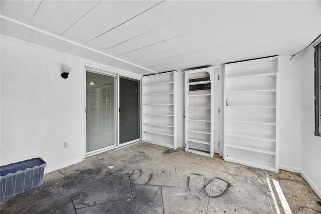 a view of empty room