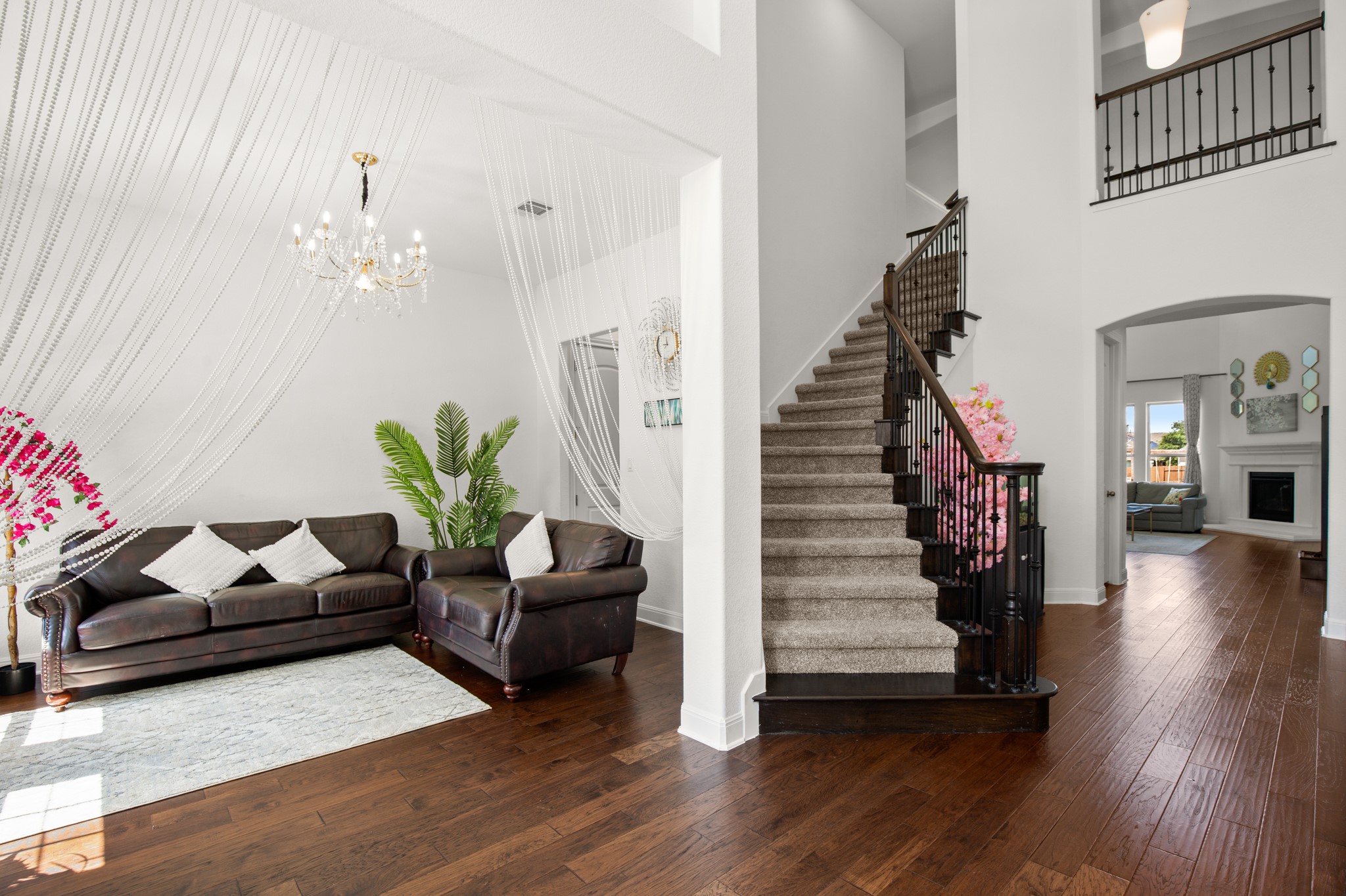 2817 Gatlin Cove Leander, TX 78641 - Photo 16 of 40 To the left of the grand entry foyer you will find a gorgeous sun filled formal dining room with direct access to the kitchen.