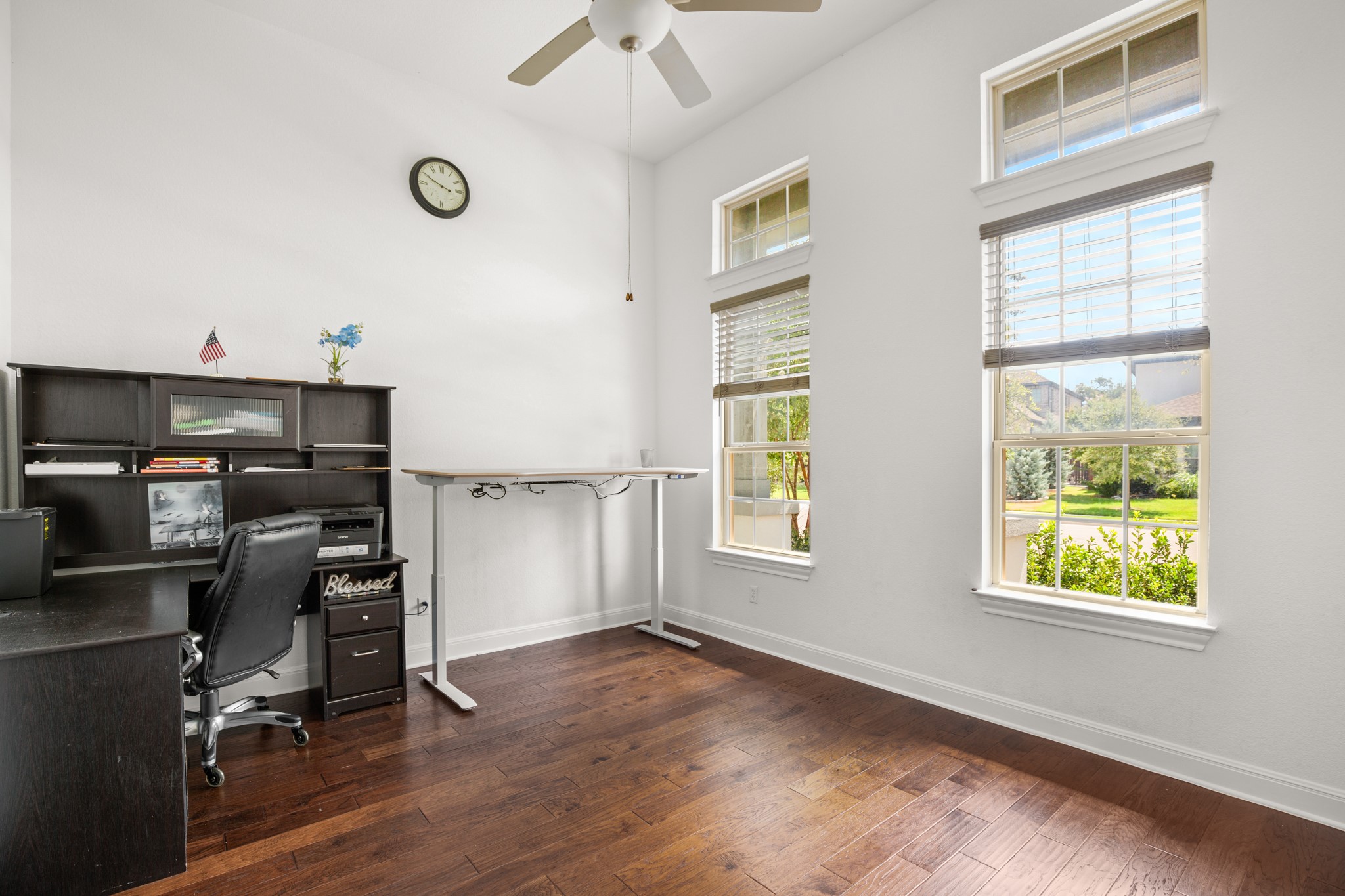 2817 Gatlin Cove Leander, TX 78641 - Photo 18 of 40 French doors on the other side of the entry foyer open into a lovely home office with front yard views - also a great option for another guest room or flex use space.