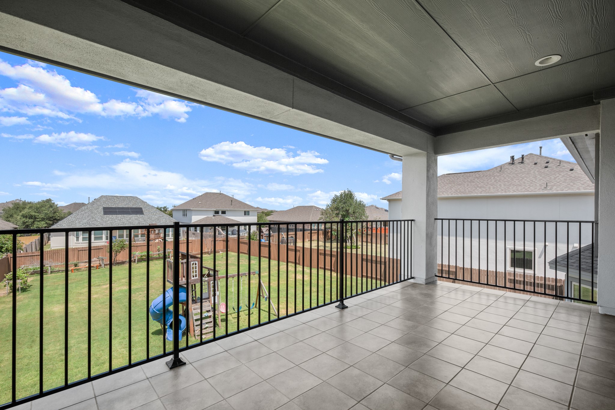 2817 Gatlin Cove Leander, TX 78641 - Photo 27 of 40 The second floor entertainer's balcony is a spacious outdoor retreat perfect for stargazing.