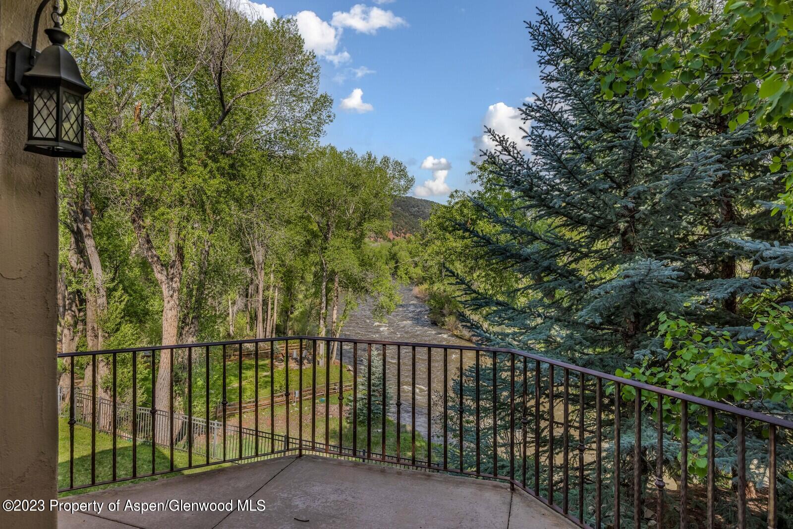 70 River Bend Road Snowmass, CO 81654 - Photo 61 of 70 a view of a balcony with a pot