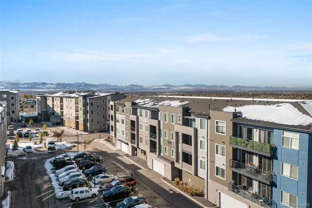 a view of a city that has tall buildings