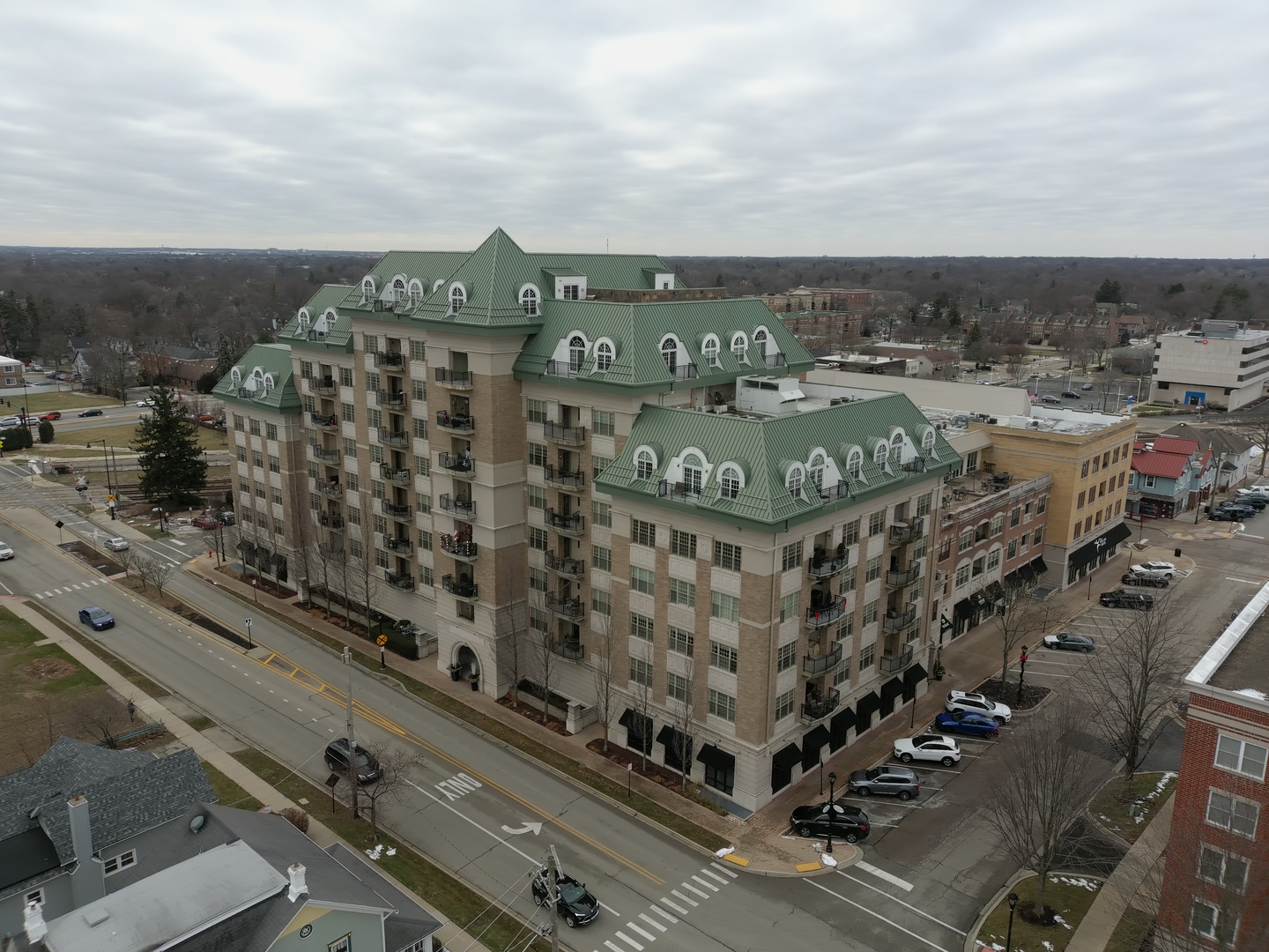 50 North Plum Grove Road, Unit 210E Palatine, IL 60067 - Photo 45 of 47 a view of a city with tall buildings