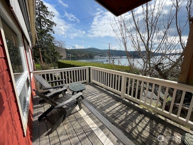 4362 Crow Valley Road Orcas Island, WA 98245 - Photo 5 of 24 a view of balcony with wooden floor