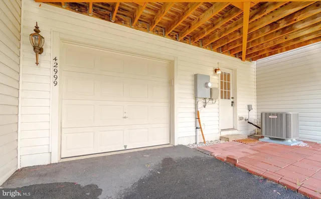 a backyard of a house