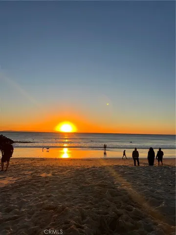 a view of an ocean and beach
