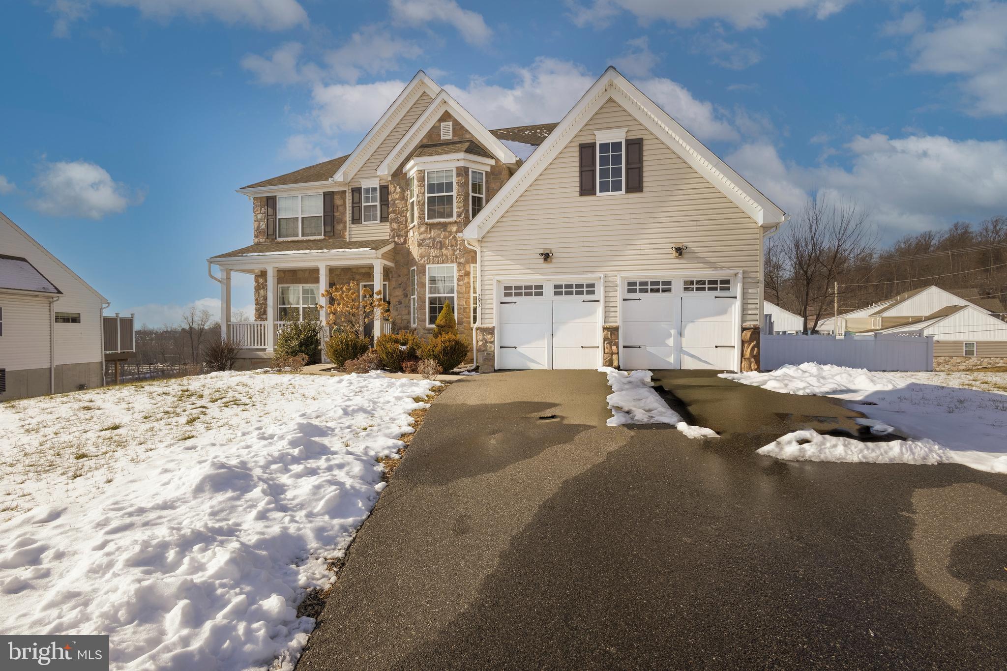 2036 Prout Farm Road Pottstown, PA 19464 - Photo 47 of 49 Driveway Garage