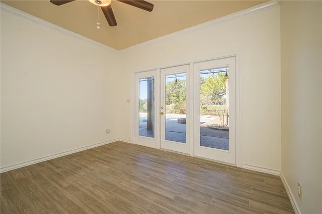 wooden floor in an empty room