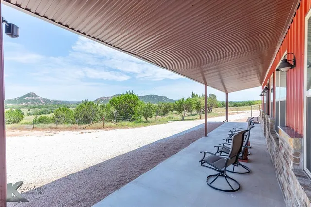 a view of outdoor space with seating area