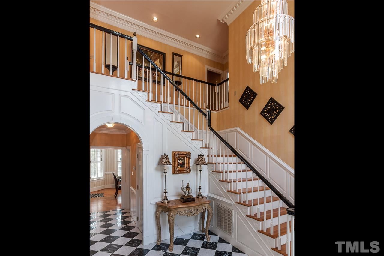 405 Lake Boone Trail Raleigh, NC 27608 - Photo 2 of 24 a view of entryway and hall with wooden floor