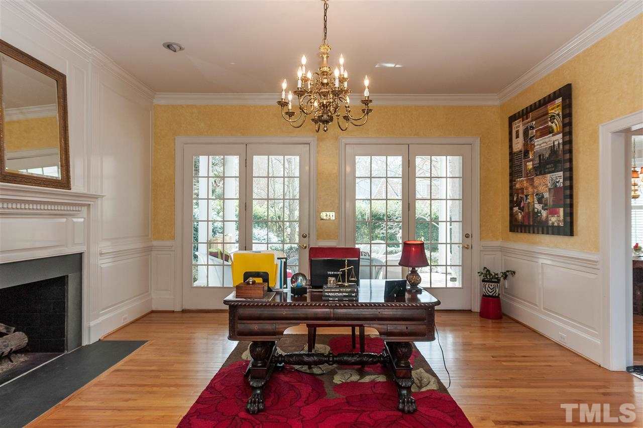 405 Lake Boone Trail Raleigh, NC 27608 - Photo 11 of 24 a living room with furniture and a fireplace