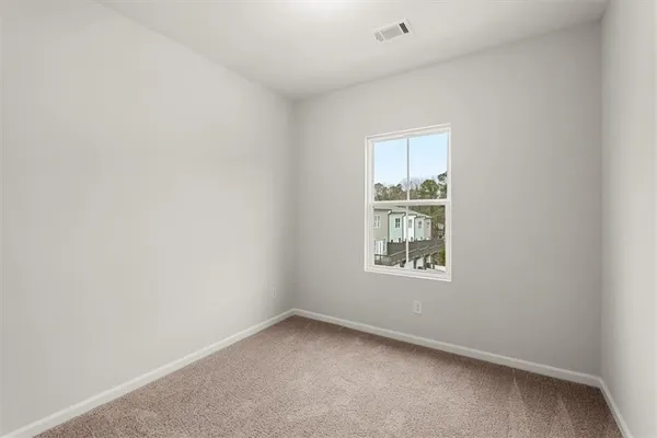 a view of an empty room