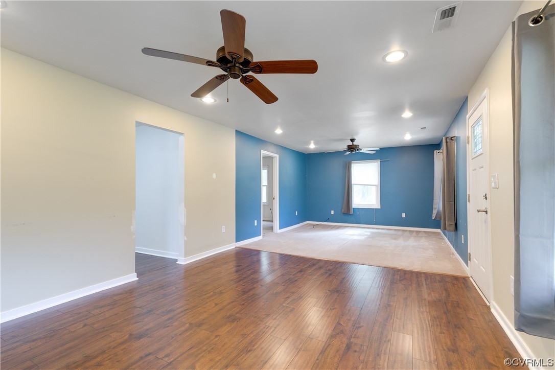 4144 Broad St Road Gum Spring, VA 23065 - Photo 6 of 34 a view of an empty room and wooden floor