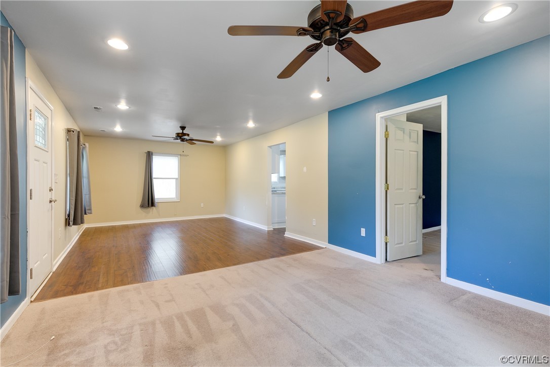 4144 Broad St Road Gum Spring, VA 23065 - Photo 10 of 34 a view of an empty room with window and wooden floor