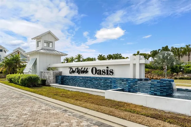 a large building with a window