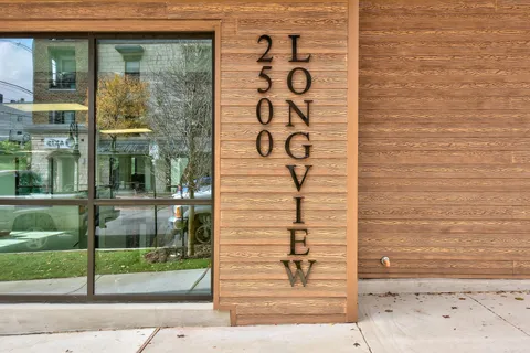 a view of a door and glass door