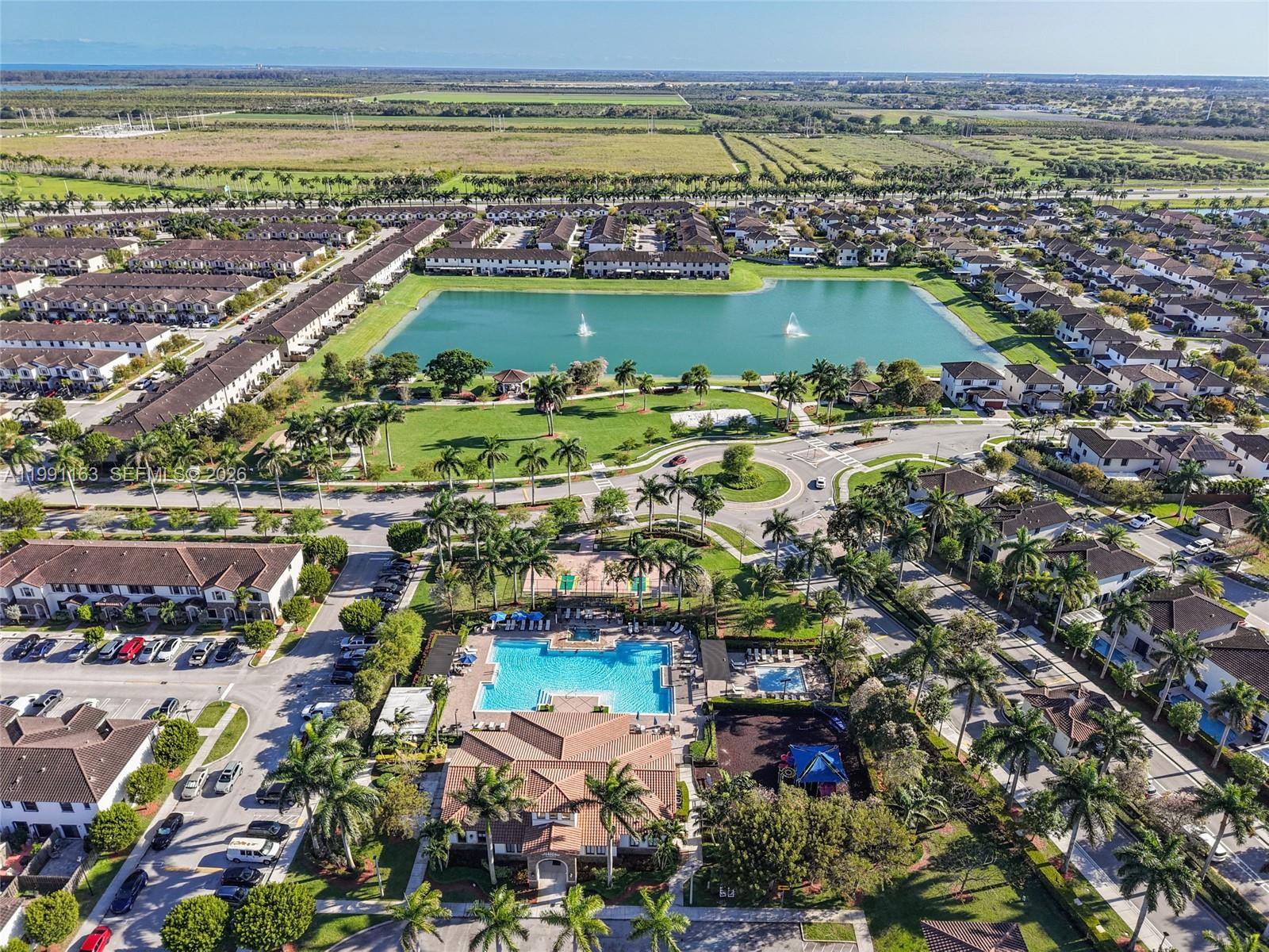 11429 Southwest 253rd Street Homestead, FL 33032 - Photo 29 of 30 a view of a city with an ocean