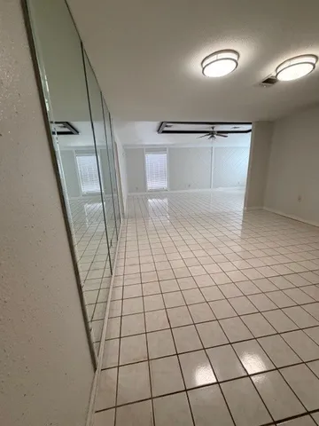 a view of an empty room