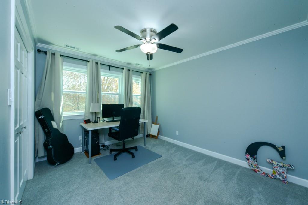 1410 Heathcliff Road High Point, NC 27262 - Photo 45 of 50 4th bedroom being used as a "zoom room"