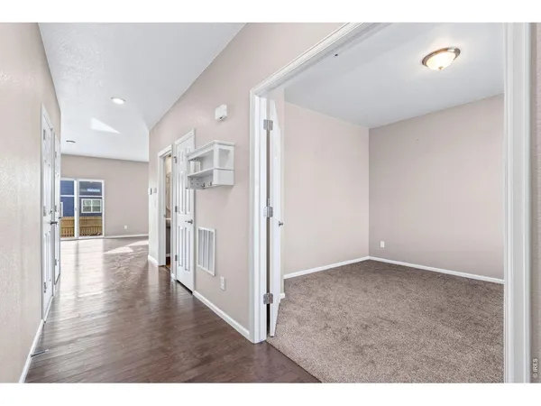 a view interior of the house with wooden floor