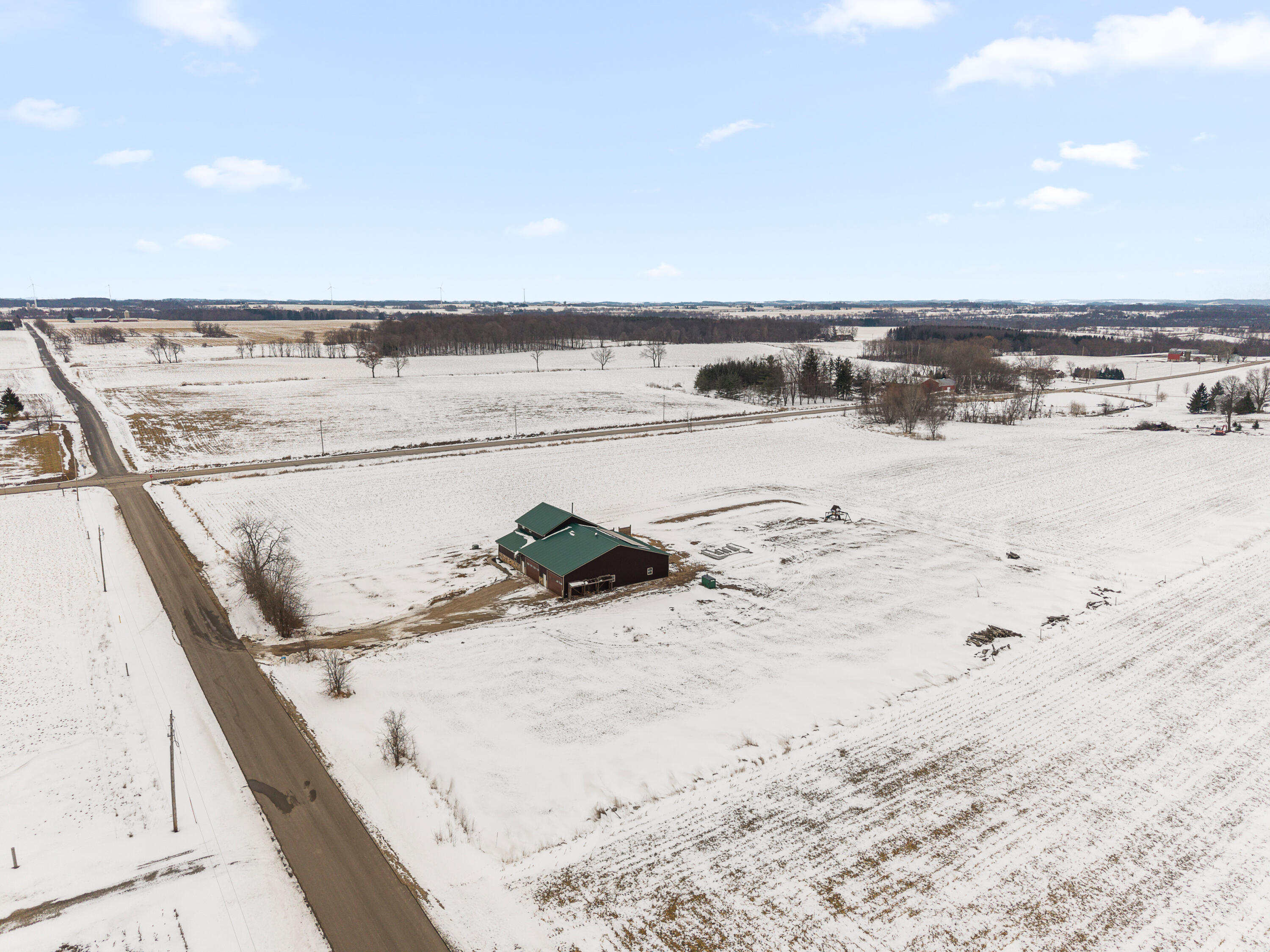 W3335 Bauer Road Leroy, WI 53050 - Photo 43 of 45 Arial of house