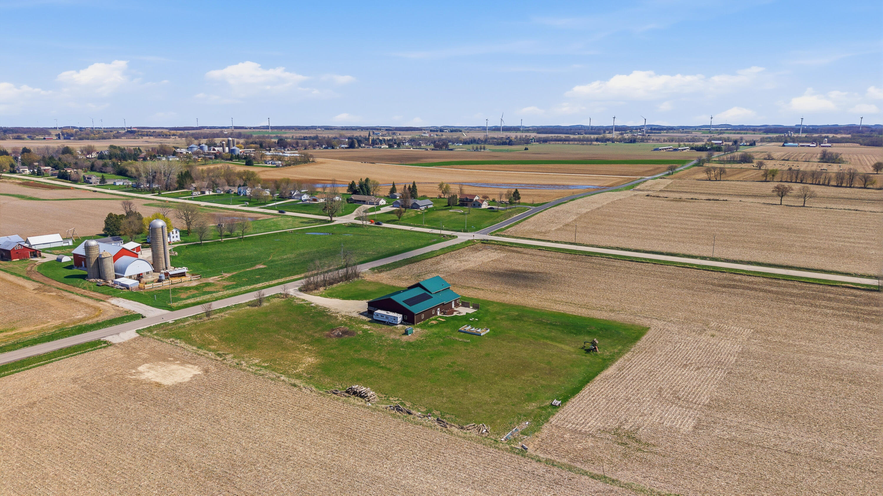 W3335 Bauer Road Leroy, WI 53050 - Photo 44 of 46 Aerial view