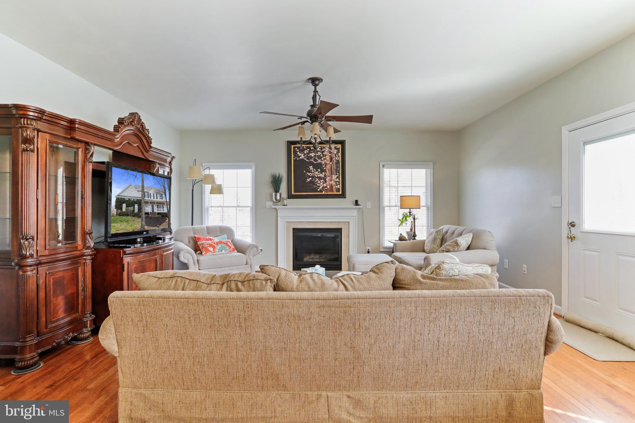 294 Freezeland Loop Road Linden, VA 22642 - Photo 25 of 83 Large Family Room w/Gas Fireplace